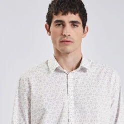 Chemise Slim Imprimé Paisley Coton -Magasin De Vêtements De Mode 1003592 10131 V4