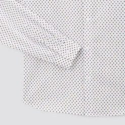 Chemise Slim Imprimé Géométrique Coton Dobby -Magasin De Vêtements De Mode 1003593 10000 V9