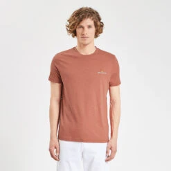 Tee Shirt Matière Flammée Brodé -Magasin De Vêtements De Mode 1003599 13702 V2