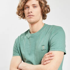 Tee Shirt Matière Flammée Brodé 11 Tee Shirt Matière Flammée Brodé -Magasin De Vêtements De Mode 1003599 16074 V4