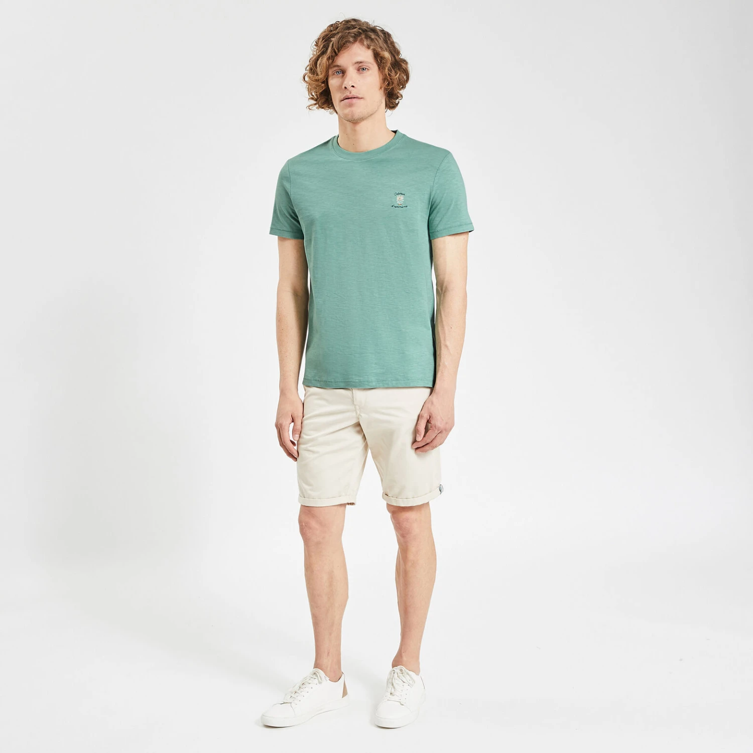 Tee Shirt Matière Flammée Brodé 2 Tee Shirt Matière Flammée Brodé – Image 2