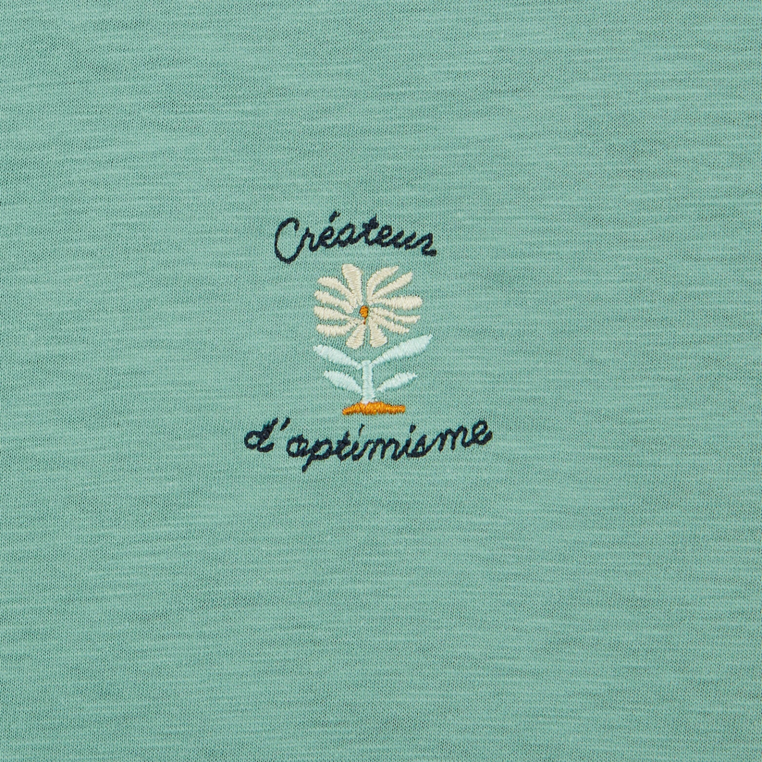 Tee Shirt Matière Flammée Brodé 9 Tee Shirt Matière Flammée Brodé – Image 9