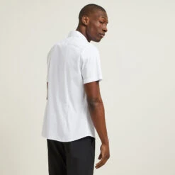 Chemisette Slim Unie Coton Biologique -Magasin De Vêtements De Mode 1003606 10000 V3