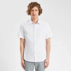 Chemisette Regular Sans Repassage Unie Coton -Magasin De Vêtements De Mode 1003609 10000 V2