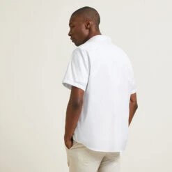 Chemisette Regular Sans Repassage Unie Coton -Magasin De Vêtements De Mode 1003609 10000 V3