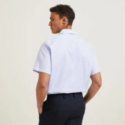 Chemisette Regular Sans Repassage Unie Coton -Magasin De Vêtements De Mode 1003609 11000 V3