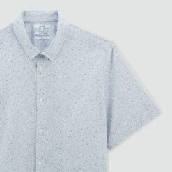 Chemisette Slim Imprimé Fleur Coton Biologique -Magasin De Vêtements De Mode 1003611 10000 V8