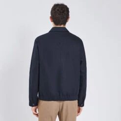 Blouson Col Chemise En Coton Lin -Magasin De Vêtements De Mode 1003614 11893 V3