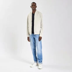 Blouson Léger Zippé -Magasin De Vêtements De Mode 1003615 10507 V6