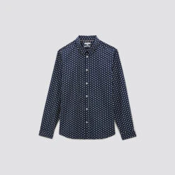 Chemise Slim Imprimé Géométrique Coton -Magasin De Vêtements De Mode 1003619 11214 V11