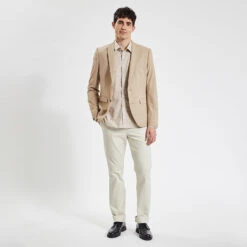 Chemise Slim Imprimé Feuille Coton -Magasin De Vêtements De Mode 1003621 10500 V5