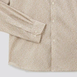 Chemise Slim Imprimé Feuille Coton -Magasin De Vêtements De Mode 1003621 10500 V9