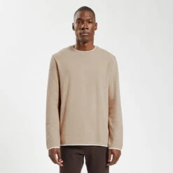 Tee Shirt Double Col Matière Fantaisie -Magasin De Vêtements De Mode 1003712 10515 V2