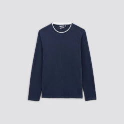 Tee Shirt Double Col Matière Fantaisie -Magasin De Vêtements De Mode 1003712 11824 V11