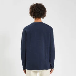 Tee Shirt Double Col Matière Fantaisie -Magasin De Vêtements De Mode 1003712 11824 V3