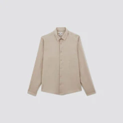 Chemise Regular Unie Lin Premium -Magasin De Vêtements De Mode 1003718 10400 V11