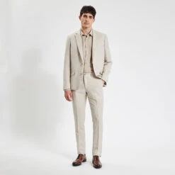 Chemise Regular Unie Lin Premium -Magasin De Vêtements De Mode 1003718 10400 V6