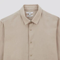 Chemise Regular Unie Lin Premium -Magasin De Vêtements De Mode 1003718 10400 V8