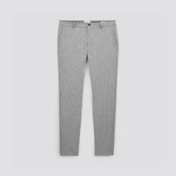 Pantalon Chino Slim Motif Pied De Puce -Magasin De Vêtements De Mode 1003737 18118 V11