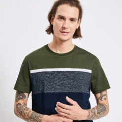 Tee Shirt Colorblock -Magasin De Vêtements De Mode 1003742 16368 V4