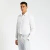 Chemise Slim Unie Coton Satin Twill
