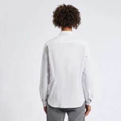 Chemise Slim Unie Coton Texturé -Magasin De Vêtements De Mode 1003750 10000 V3