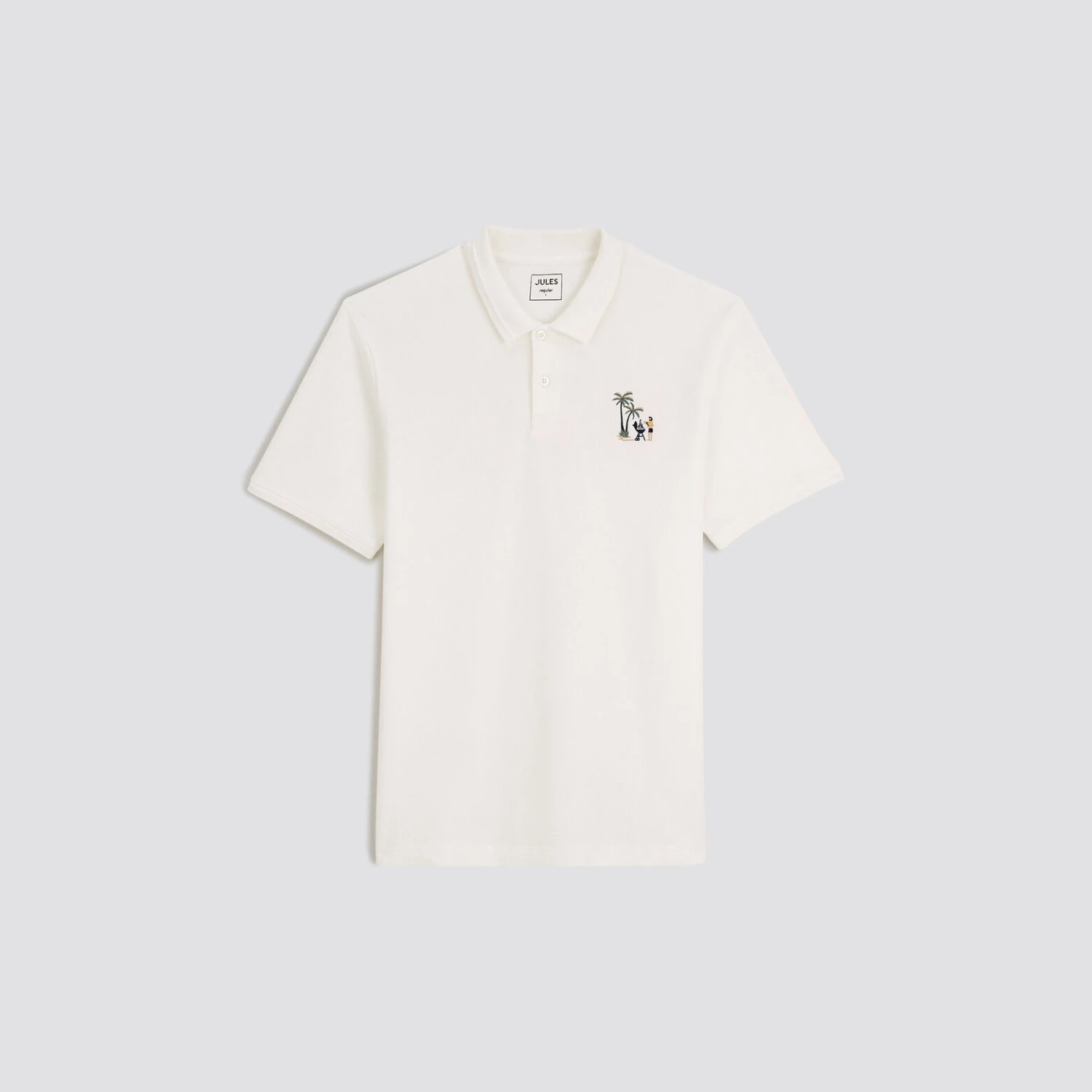 Polo Manches Courtes Piqué Brodé Poitrine 6 Polo Manches Courtes Piqué Brodé Poitrine – Image 6