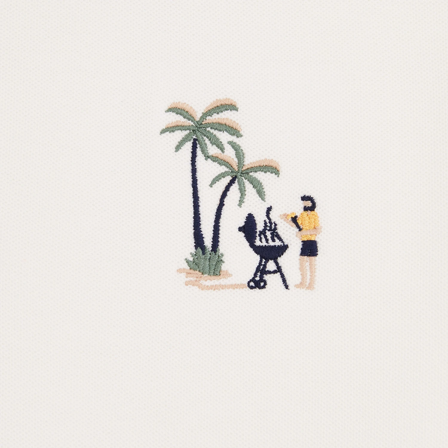 Polo Manches Courtes Piqué Brodé Poitrine 8 Polo Manches Courtes Piqué Brodé Poitrine – Image 8