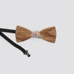 Noeud Papillon En Bois Bague Interchangeable -Magasin De Vêtements De Mode 1003784 17420 V7