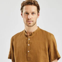 Chemisette Regular Unie Lin -Magasin De Vêtements De Mode 1003791 17009 V4