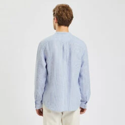 Chemise Regular Col Mao Rayures Lin -Magasin De Vêtements De Mode 1003792 19000 V3