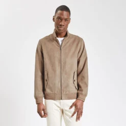 Blouson Léger Aspect Velours -Magasin De Vêtements De Mode 1003832 10505 V2
