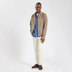 Blouson Léger Aspect Velours -Magasin De Vêtements De Mode 1003832 10505 V6