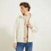 Blouson En Coton Lin Col Montant