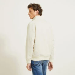 Blouson En Coton Lin Col Montant -Magasin De Vêtements De Mode 1003852 10152 V3