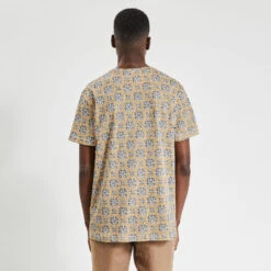 Tee Shirt En Coton Lin Imprimé -Magasin De Vêtements De Mode 1003853 12528 V3