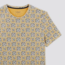 Tee Shirt En Coton Lin Imprimé -Magasin De Vêtements De Mode 1003853 12528 V8