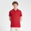 Polo Manches Courtes Uni En Jersey