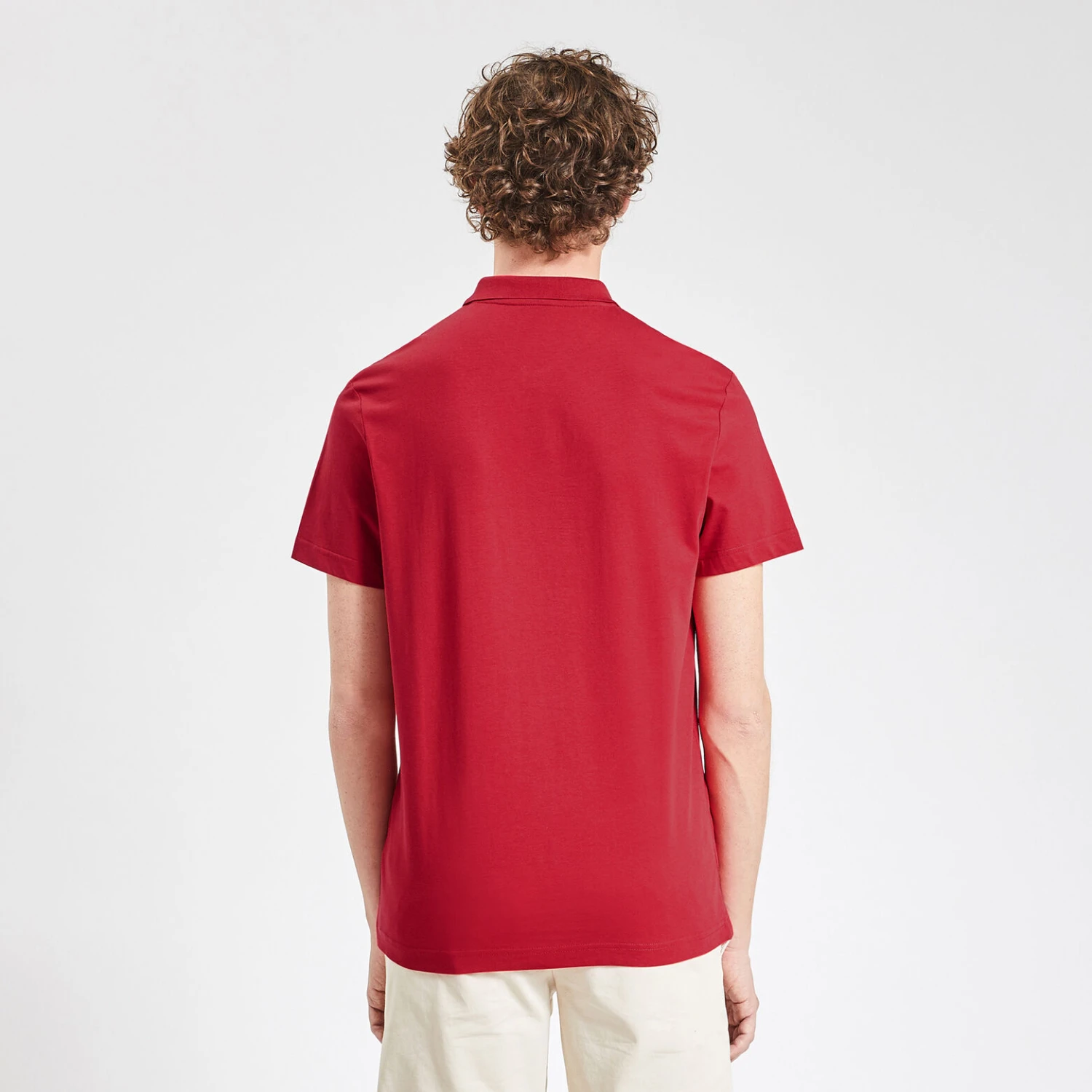 Polo Manches Courtes Uni En Jersey 5 Polo Manches Courtes Uni En Jersey – Image 5