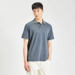Polo Manches Courtes Pique Chiné