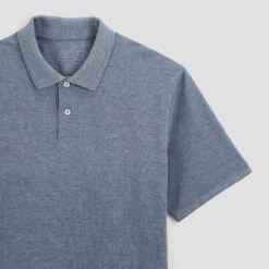 Polo Manches Courtes Pique Chiné -Magasin De Vêtements De Mode 1003865 11247 V8