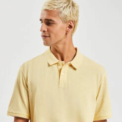 Polo Manches Courtes Pique Chiné -Magasin De Vêtements De Mode 1003865 12034 V4