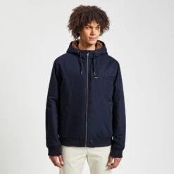 Blouson à Capuche Doublé Faux Mouton -Magasin De Vêtements De Mode 1003876 11863 V2