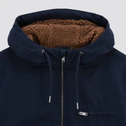 Blouson à Capuche Doublé Faux Mouton -Magasin De Vêtements De Mode 1003876 11863 V8
