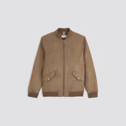 Blouson Zippé Aspect Velours -Magasin De Vêtements De Mode 1003880 12033 V11