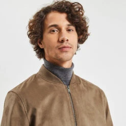 Blouson Zippé Aspect Velours -Magasin De Vêtements De Mode 1003880 12033 V4