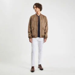 Blouson Zippé Aspect Velours -Magasin De Vêtements De Mode 1003880 12033 V6