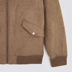 Blouson Zippé Aspect Velours -Magasin De Vêtements De Mode 1003880 12033 V9