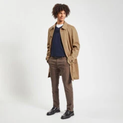 Trench Col Chemise Avec Doublure Amovible -Magasin De Vêtements De Mode 1003882 10524 V6