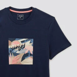 Tee Shirt Imprimé Feuillage -Magasin De Vêtements De Mode 1003995 11824 V8